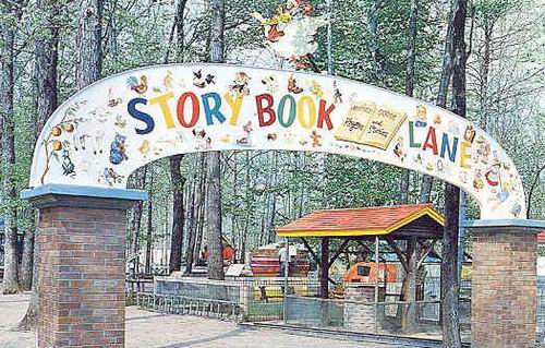 Deer Forest Fun Park - OLD POSTCARD OF STORYBOOK LANE